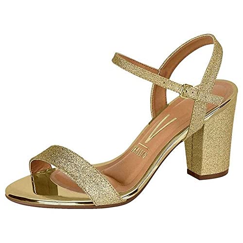 Sandália Feminina Vizzano 6262 474 Dourado 37