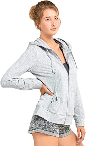 Image of Women's Zipper Sweatshirt Hoodies with Pocket Winter Collection Comfort Soild Hoodie for Women