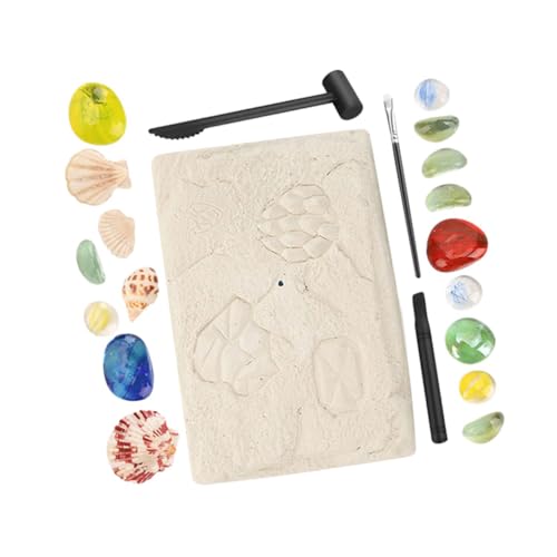 ibasenice 2Juegos Juguete de Excavación de Gemas para Especímenes de Preciosas Juguete Educativo para Cumpleaños para Aprendizaje y Creatividad