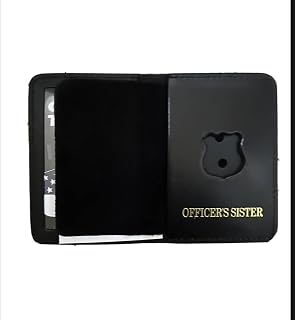 MINI POLICE OFFICER SISTER COURTESY SHIELD AND ID WALLET
