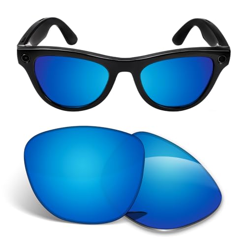 Image of 1.5MM Replacement Lenses Compatible With Ray-Ban Meta Skyler RW4010 52mm Smart Sunglasses