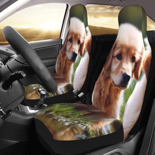 Housses de siège avant Dog and a Duck imperméables pour voiture et SUV