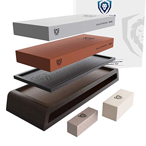 Dalstrong The Gladiator Series Elite The Ravager Cleaver Butcher Knife 10" Bundled With Premium Whetstone Kit - #1000/#600 Grit #TOP5