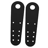 BESPORTBLE 1pair Replaceable Leather Skates Toe Guards Toe for Professional Inline Skating Protects Against All Roller Skates