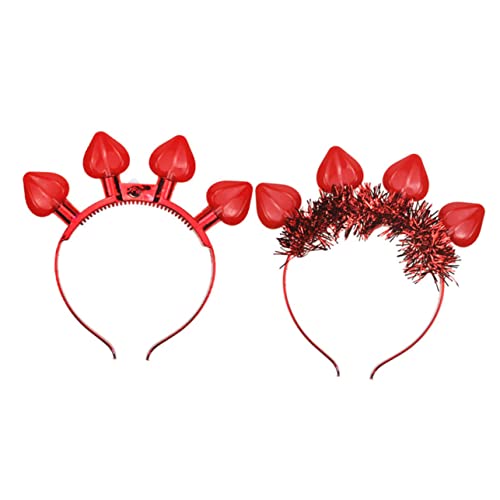 Beaupretty 2 ̃J`[V o^C S ꂽwbhoh o_i led light hair band ̃wbhoh un[gJ`[V vX`bN 