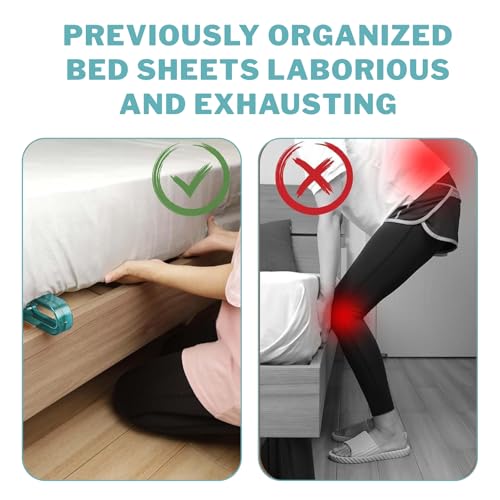 Image of Solitude 2 Pcs Mattress Lifter Tool & Bed Sheet Tucker | Ergonomic Handle | Easy Bed Making Tool Can Tuck Sheets, Holds Mattress Wedge Elevator for Lifting & Tucking (11 inch)