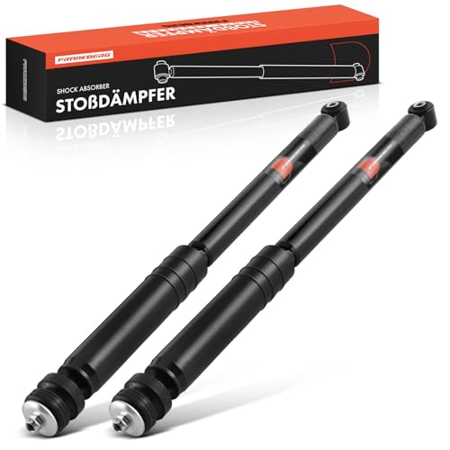 Frankberg 2x Shock Absorber Strut Rear Left Right 627mm Gas pressure Compatible with Civic IX FK Civic VIII Hatchback FK FN Replace# 553365,52610SM.GB01