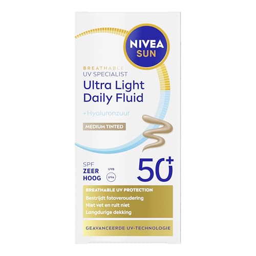 Nivea Sun Gezicht Light Daily Fluid SPF50+ Medium 40 ml - View 2