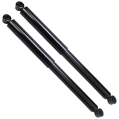 Image of Detroit Axle - Rear 2pc Shock Absorbers for 03-10 Dodge Ram 2500 3500, 11-13 Ram 2500 3500, 2 Shock Absorbers Set 2003 2004 2005 2006 2007 2008 2009 2010 2011 2012 2013 Replacement