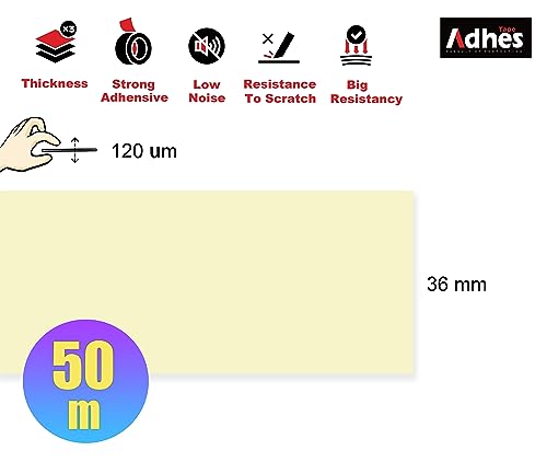 Amazinnov - 50mm*36mm Abdeckband zum Malen und Abkleben. Klebt rückstandsfrei (Lot 48,50mm*36mm).