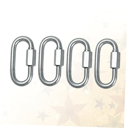 4 Pçs 304 Correntes De Aço Inoxidável Grilhões De Aço Inoxidável D Ring Grilhões Grilhões De Reparo