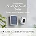 Introducing Ring Spotlight Cam Pro, Solar | 3D Motion Detection, Two-Way Talk with Audio+, and Dual-Band Wifi (2022 release) - White