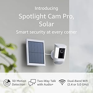 Introducing Ring Spotlight Cam Pro, Solar | 3D Motion Detection, Two-Way Talk with Audio+, and Dual-Band Wifi (2022…