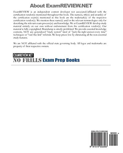 Florida Plumbing License Exam Review Questions and Answers 2016/17: A Self-Practice Exercise Book focusing on code compliance