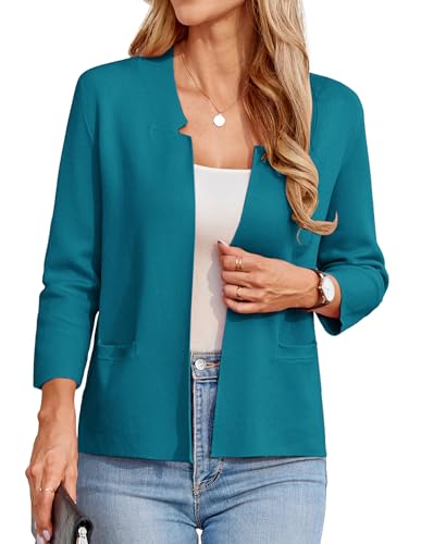 Image of GRACE KARIN 3 /4 Sleeve Sweater Blazer Jackets for Women Business Casual