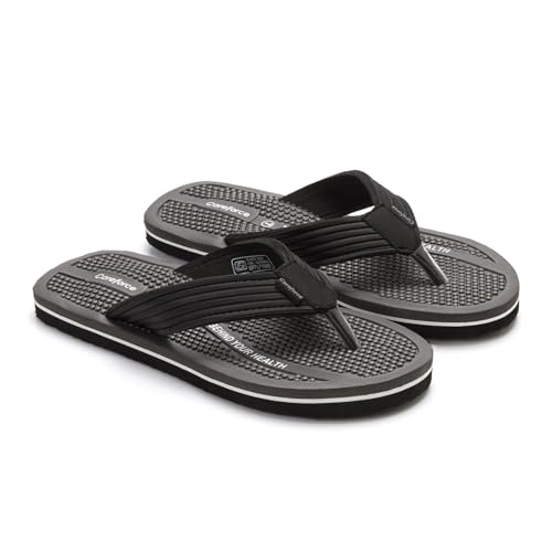 Image of Careforce Ortho Slippers for Men Daily Use, Soft EVA Cushioned Flip Flops & Sliders with Arch Support, Anti-Slip, Lightweight & Stylish Chappal for Daily Wear