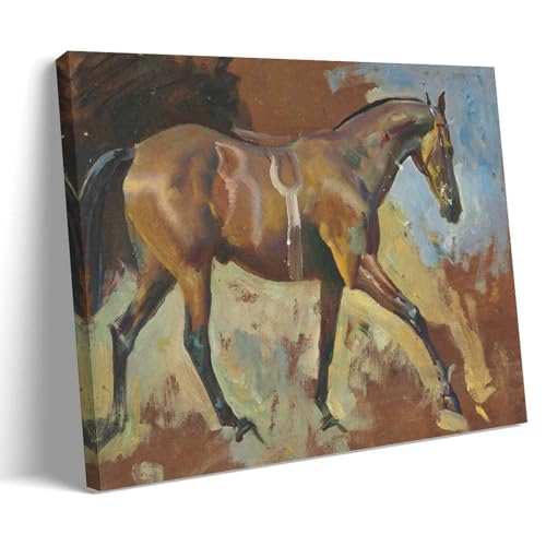 Toile cheval de course Munnings pour habiller un petit mur vide avec élégance