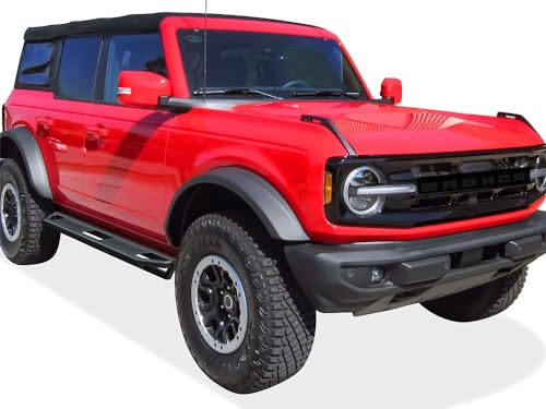 Estribos laterales Tuxtreme acero inoxidable 6.5in Ford Bronco miniatura 2