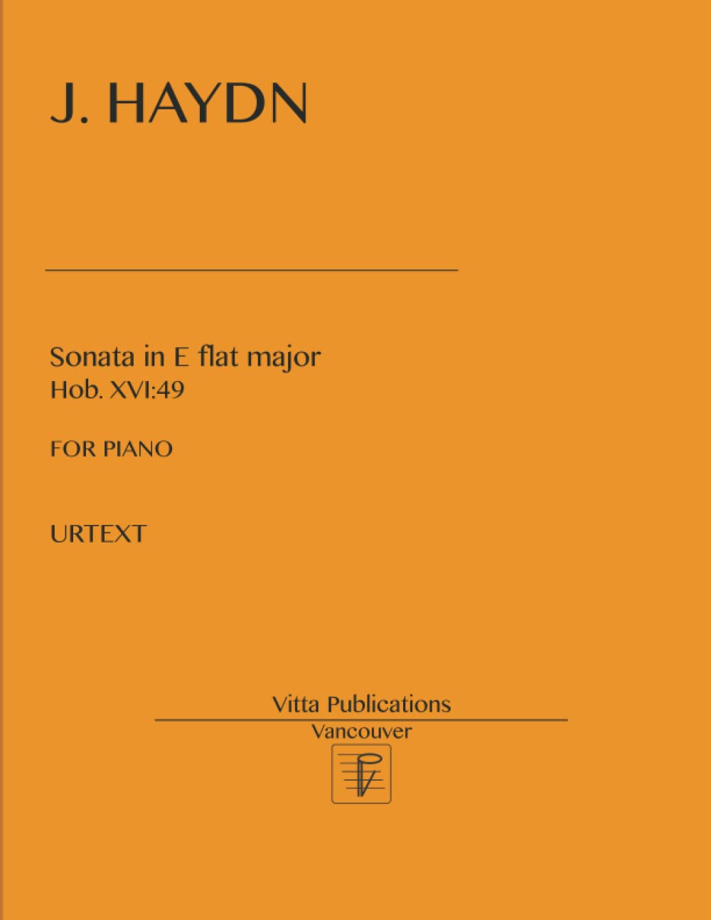 J. Haydn. Sonata in E flat major
