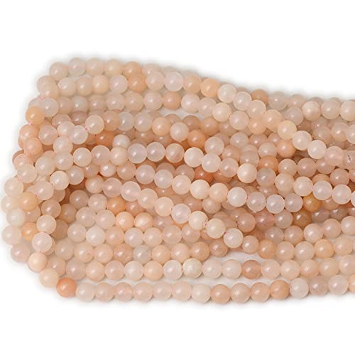 CHEAVIAN 45PCS 8mm Natural Pink Aventurine Gemstone Round Loose Beads Stone Beads for Jewelry Making DIY Findings 1 Strand 15" - Thumbnail 3