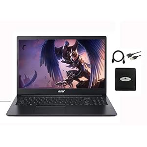Newest Acer Aspire 1 15.6″ FHD laptop business and student, Intel Celeron N4020(Up to 2.8 GHz), 4GB RAM, 64GB eMMC, Up to 10-Hours Battery Life, Microsoft 365 Personal, Win10 w/Ghost Manta Accessories
