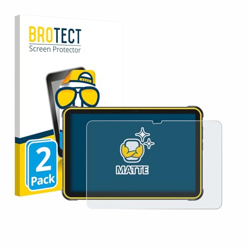 BROTECT Entspiegelungs-Schutzfolie für Ulefone RugKing Pad 2 Pro (2 Stück) Matte Bildschirmschutz-Folie, Anti-Reflex, Anti-Fingerprint