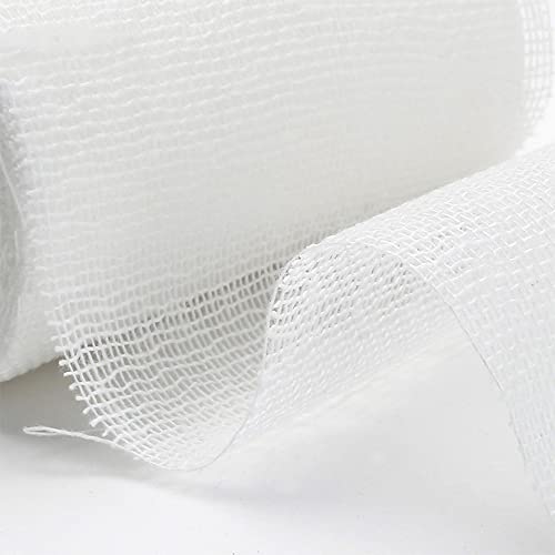 100% Cotton Gauze Rolls 6cm x 6m Rolled Gauze Medical Tape Gauze Wrap - Breathable Gauze Bandage Rolls – 2.36” x 236“ Bandage Wrap for Wound Dressing –10 Rolls miniatura 4