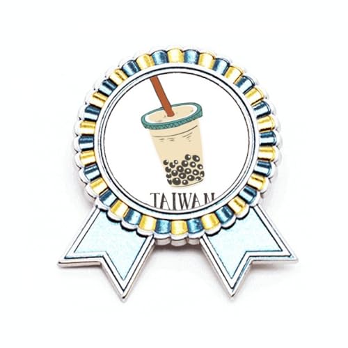 Broche Pearl Lk Tea Taiwan en métal M : fixez sans abîmer vos vestes
