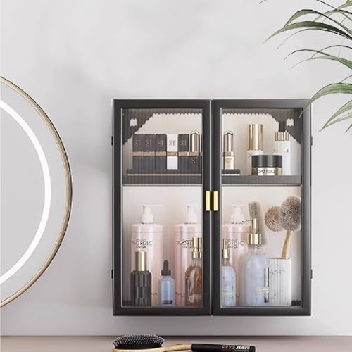 Wall-Mounted Bathroom Cabinet 30" - 2-Tier Space-Saving Vanity Organizer, Adjustable Over-Toilet Storage for Bathroom, Kitchen, Laundry, Dorm - Stylish White Design