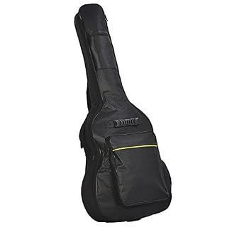 Abaobao-Housse pour Guitare 41 Pouces Sac de Guitare Etanche Matelassé en Tissu Oxford avec 2 Bretelles Ajustables et… - Les Beatles, Paul McCartney, John Lennon, RIngo Starr, George Harrison