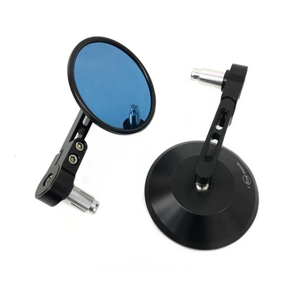 Rétroviseur Moto Guidon Côté Miroir Universel 22mm pour FZ8 MT09 FZ6 XJ6