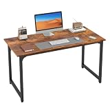 Flrrtenv 39 Inch Computer Desk, Home Office Desk, Small Writing Desk, Wood PC Desk, Modern Simple St