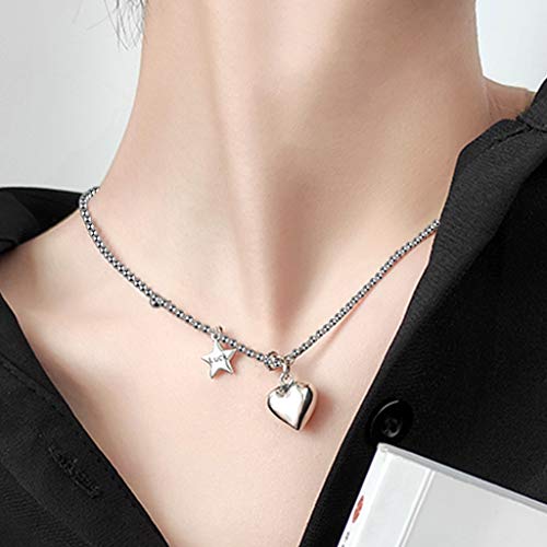 Image of Beaded Pull Chain Extension with Connector, 20 Feet Beaded Roller Chain with 30 Connectors for Ceiling Fan Light Lamp (3.2mm, Silver) (Pack of 2)
