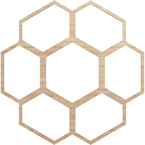 Image of Ekena Millwork 24 inchOD x 10 1 /4 inchID x 1 /4 inchT Florin Wood Fretwork Pierced Ceiling Medallion, Alder