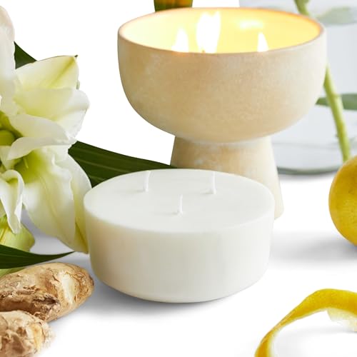 BLUEME-Happiness-Yuzu-Ginger-3-Wick-Bundle-Candle-Wax-Refill BLUEME Happiness Yuzu Ginger 3 Wick Bundle Candle Wax Refill