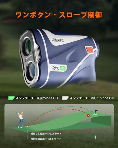 AOFAR ゴルフ レーザー 距離計 GX-10W の商品画像 4
