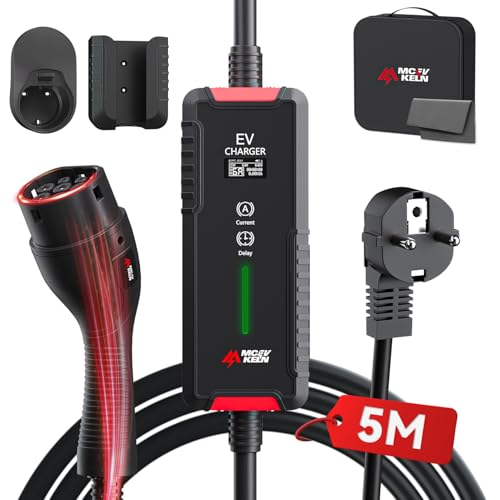 MCEVKELN Caricatore EV Tipo 2 3.6 KW con Cavo 5M
