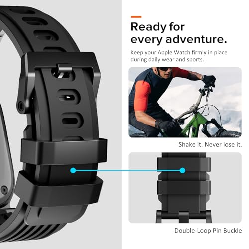 Image of KADES Rugged Sport Band for Apple Watch with Durable Metal Connector