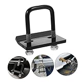 CLISPEED Heavy-Duty Alloy Steel Trailer Hitch Stabilizer Anti-Rattle Tightener Clamp Trailer Accessory For Secure Cargo Transport Matte Finish