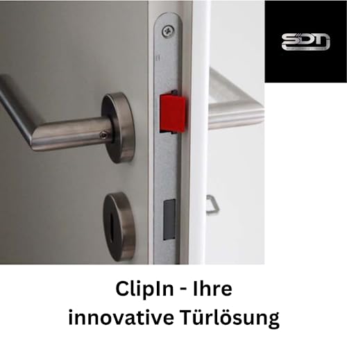 ClipIn Türlösung – Öffnen ohne Griffbetätigung – ideal zum Energiesparen, für Haustierbesitzer & Familien mit Kleinkindern – einfache Montage, hohe Qualität, Modell SDT34677-004