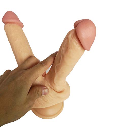 Gjkindl-w Ultra-Realistic Ladies Double-Head Massager Powerful Suction Cup Base Gjkindl-w