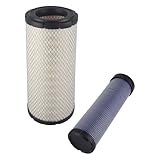 Pasurmu P780522 P780523 Air Filter Kit Compatible with Case IH MXU100 MXU110/CX130B CX160B