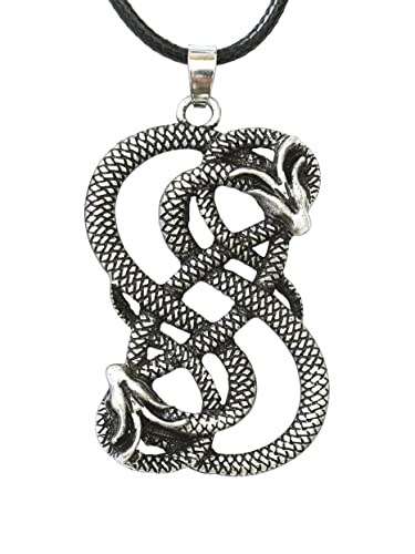 HAQUIL バイキングネックレス 北欧バイキングシンボルペンダント 北欧ジュエリーギフト 男女兼用, 亜鉛, 宝石なし