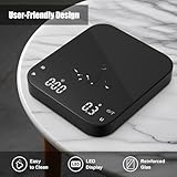 Rechargeable Coffee Scale with Timer, Diyife 0.1g/3KG High Precision Electronic Espresso Scale with HD LED Display, Portable Analytical Lab Balance for Labs, Jewellers, Gold, Food - Image 7