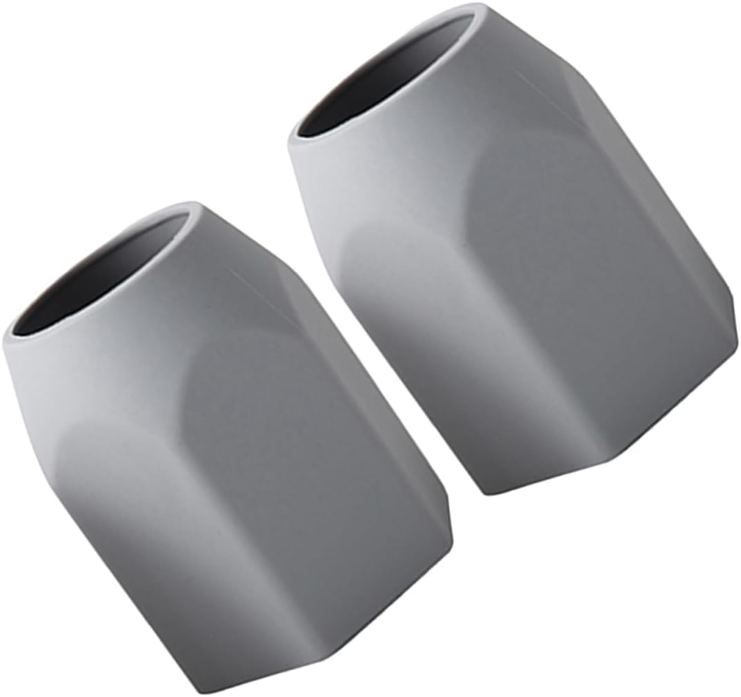2Pcs Gray Silicone Pen Holders for Desk Desktop Storage Solution for Writing Desk Stylish and Functional Pen Holders for Office and Home Organization