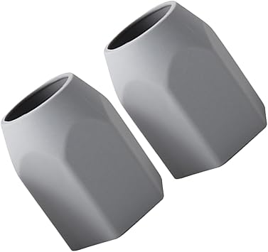 2Pcs Gray Silicone Pen Holders for Desk Desktop Storage Solution for Writing Desk Stylish and Functional Pen Holders for Office and Home Organization