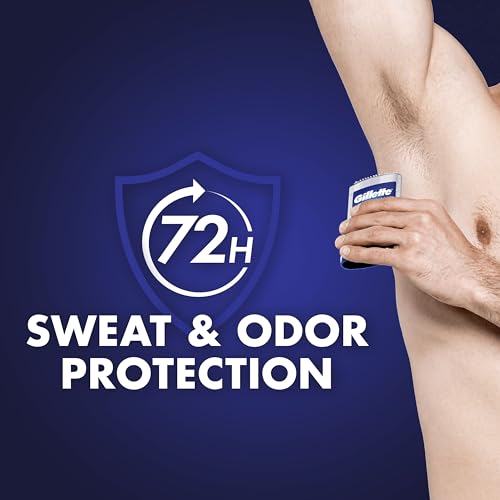 Gillette Clear Gel Champion Gold Antiperspirant & Deodorant For Men 70ml, 72 Hour Sweat And Odour Protection, Invisible x6 - Image 3