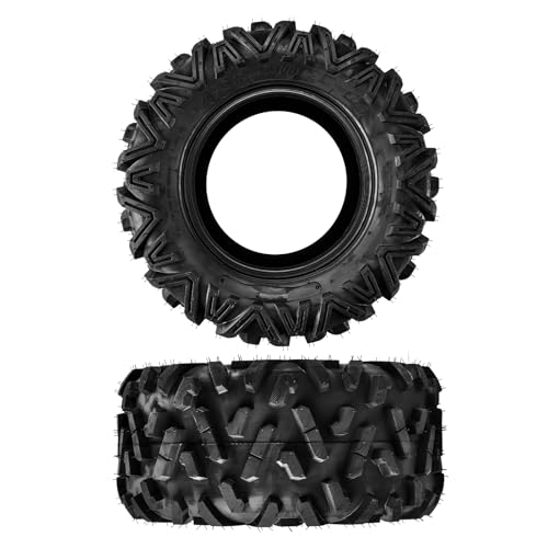 25x10-12 ATV UTV all-terrain Tires 6PR, 25x10x12 ATV Tires, for ATV, UTV, Go Kart, Mud, Sand, Golf