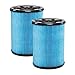 WORKSHOP Wet Dry Vac Filters WS22200F2 Fine Dust Wet Dry Vacuum Filters (2-Pack - Shop Vacuum Cleaner Filters) For WORKSHOP 5-Gallon to 16-Gallon Shop Vacuum Cleaners