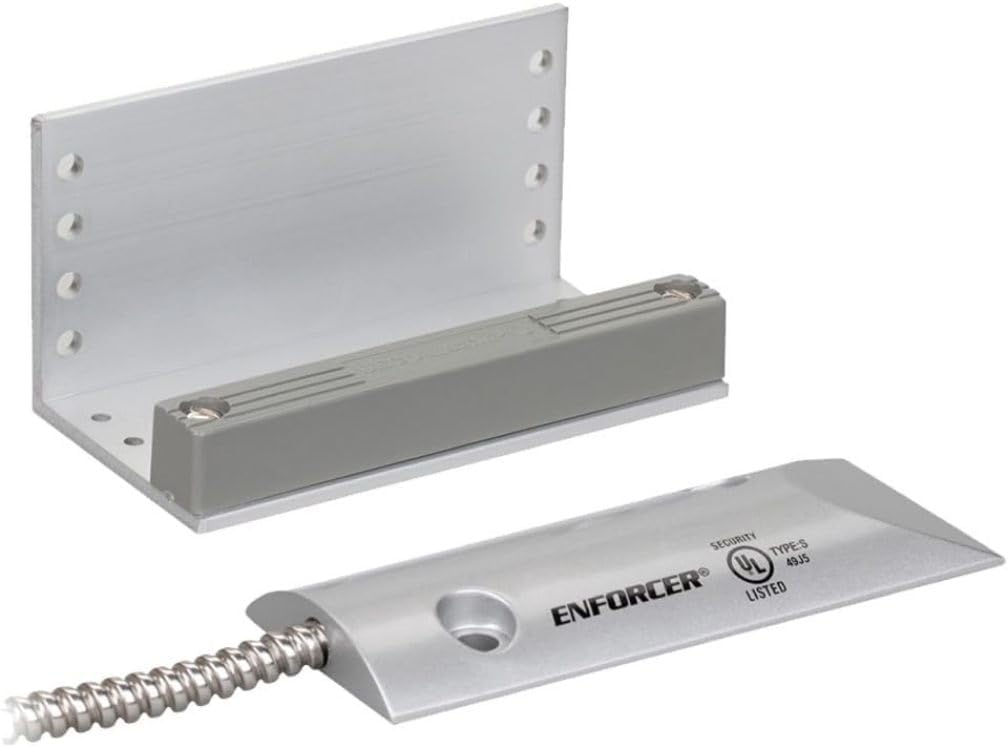 Seco-Larm SM-226L-3Q Overhead Door Magnetic Contact, 2.75-inch Gap, Open/Closed Loop Circuits (3 Wires), 24" Armored Wire Leads, Weatherproof